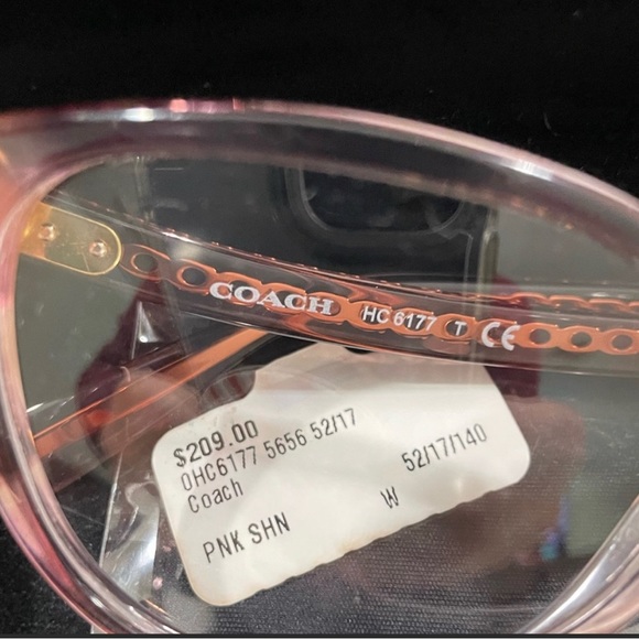 Coach glasses frame clear pink - Picture 5 of 7